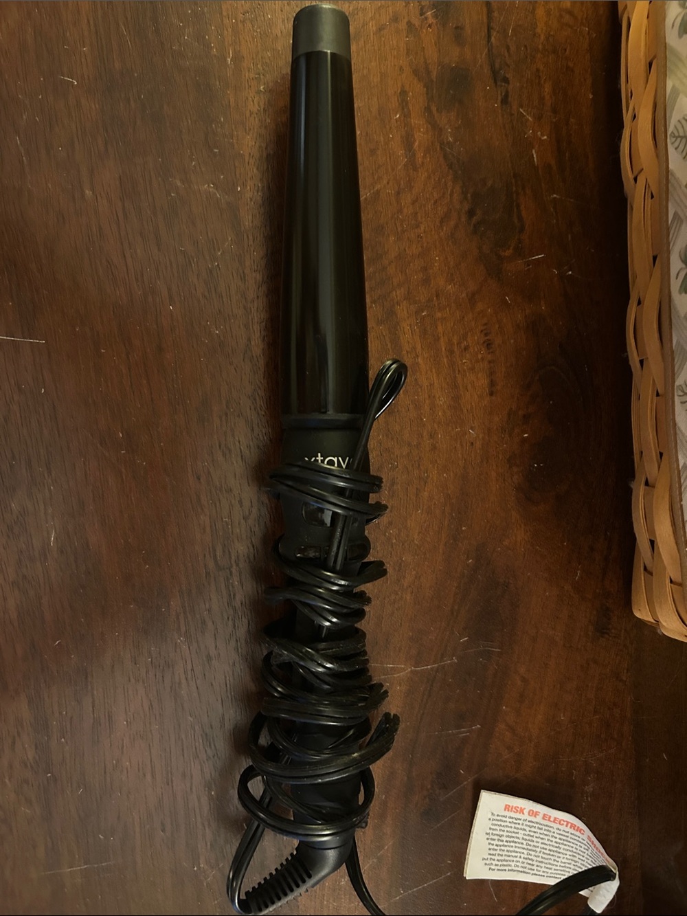 Black Conical Curling Wand - Unbranded